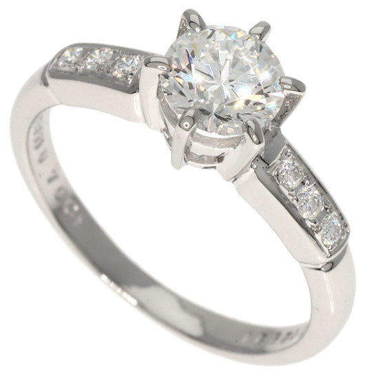 MIKIMOTO Ring PT950 Silver diamond