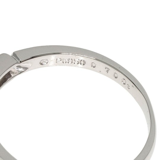 MIKIMOTO Ring PT950 Silver diamond