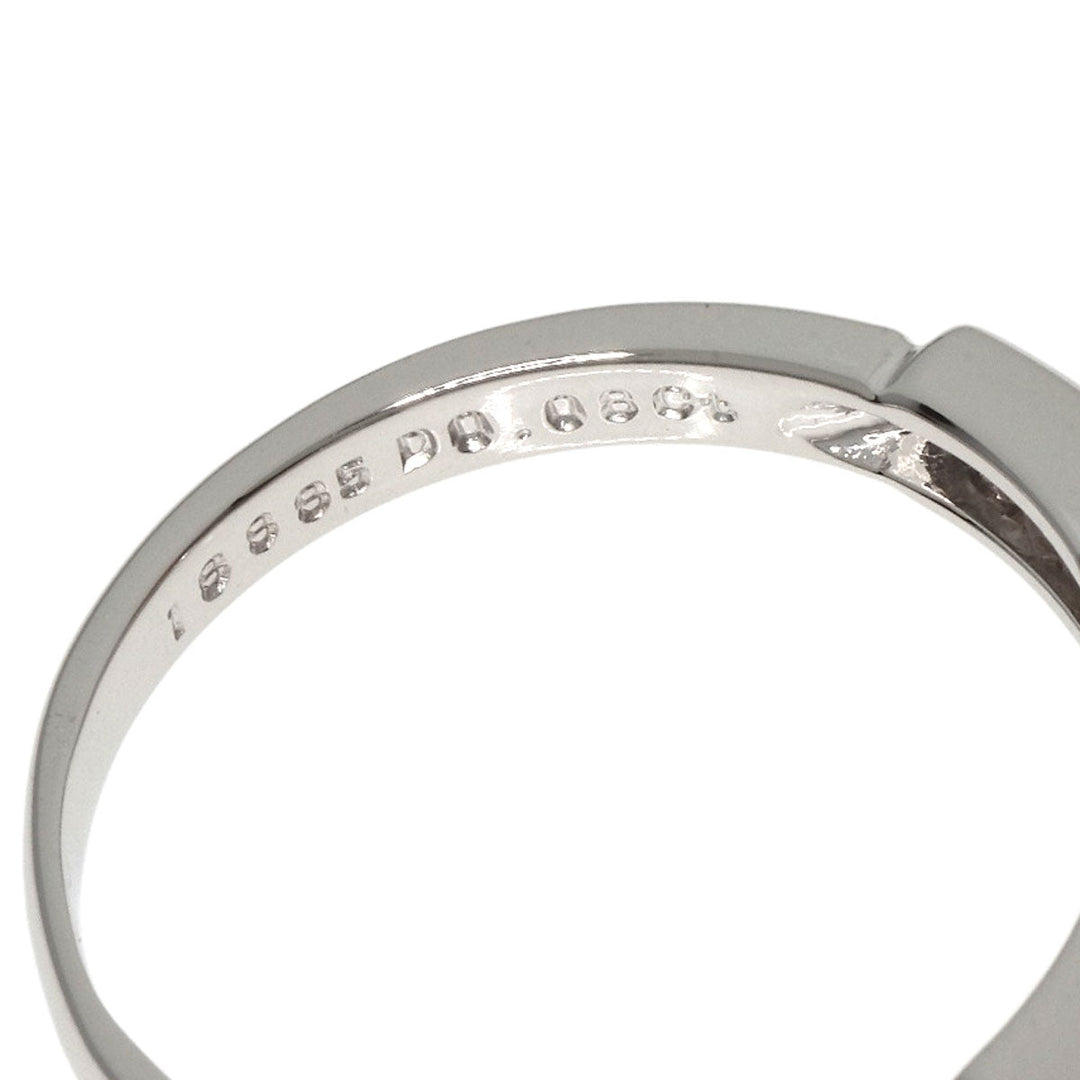 MIKIMOTO Ring PT950 Silver diamond