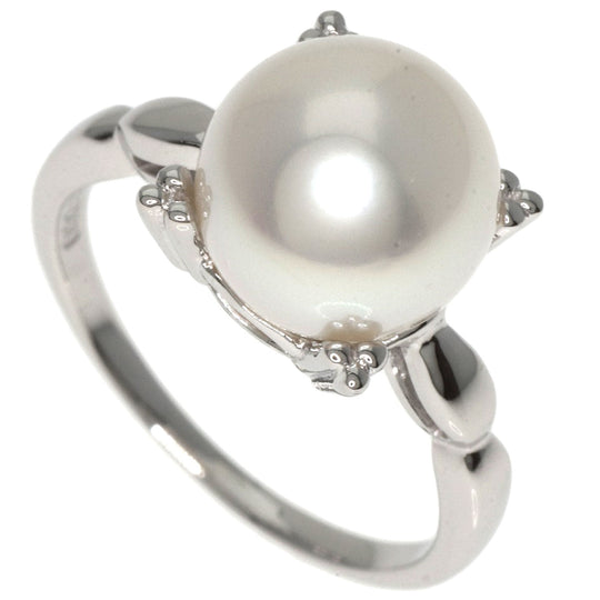 MIKIMOTO Ring PT900 Silver Pearl