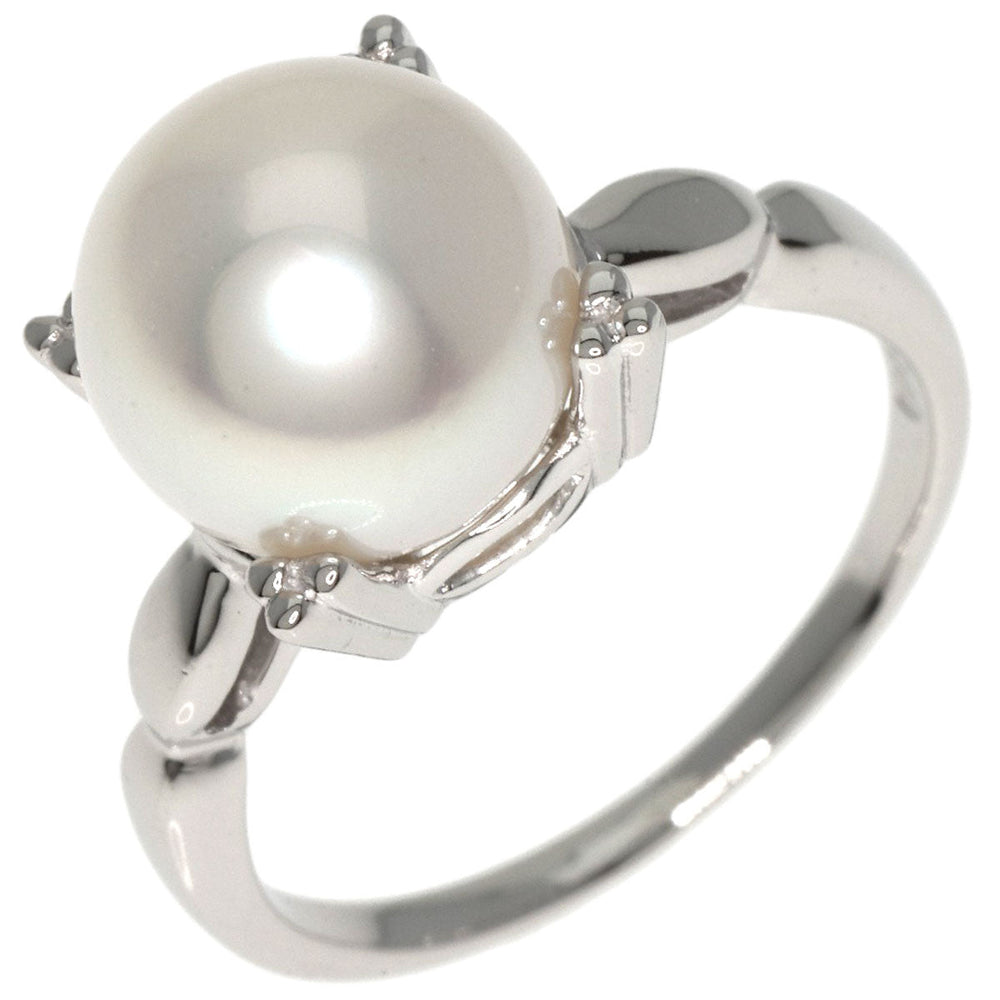 MIKIMOTO Ring PT900 Silver Pearl