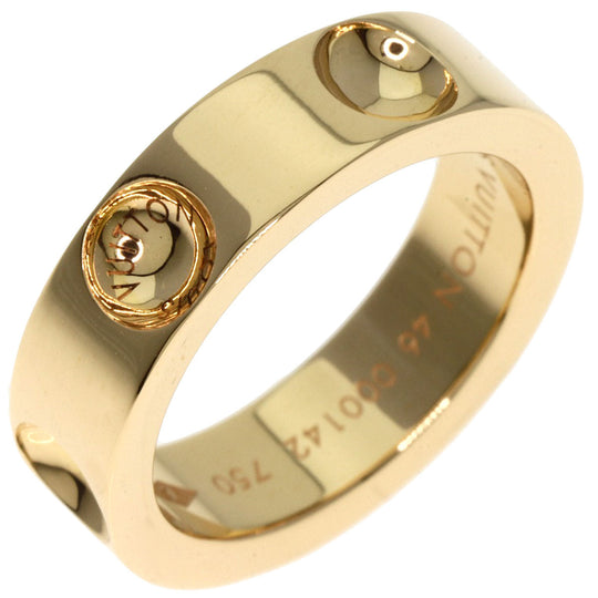LOUIS VUITTON Ring 18K Yellow Gold gold Petite Bourg Empreinte #46 Women Used Authentic