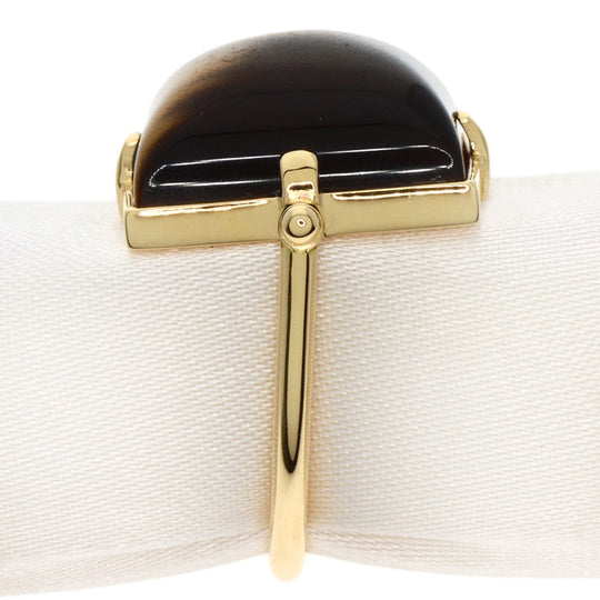LOUIS VUITTON Ring 18K Yellow Gold gold Tiger Eye #52 Manufacturer Complete