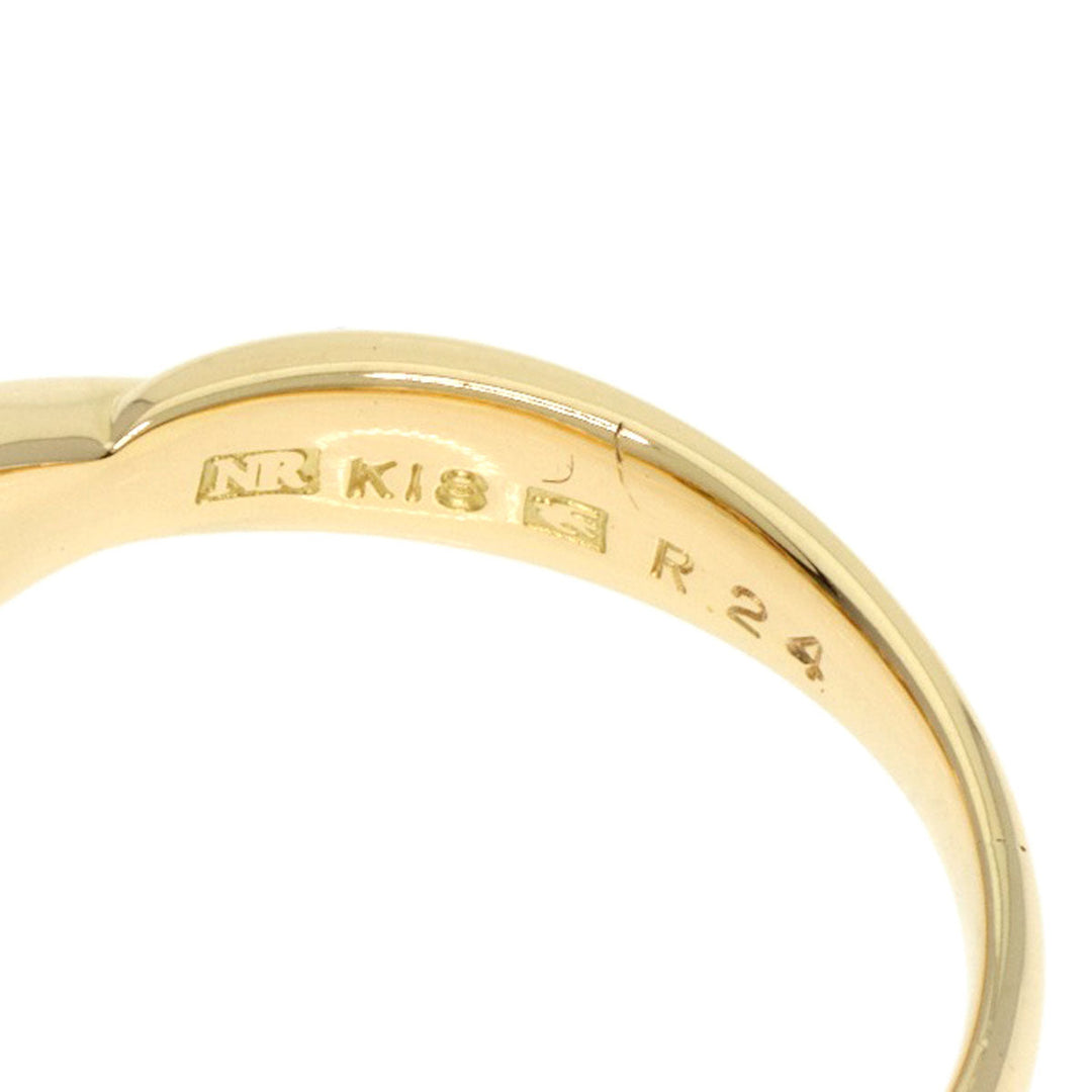 NINA RICCI Ring 18K Yellow Gold gold Ruby diamond Women Used Authentic