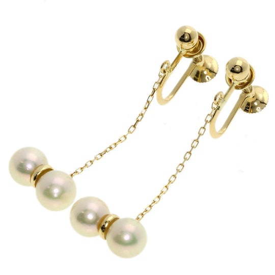 TASAKI Earring 18K Yellow Gold gold Pearl Women Used Authentic