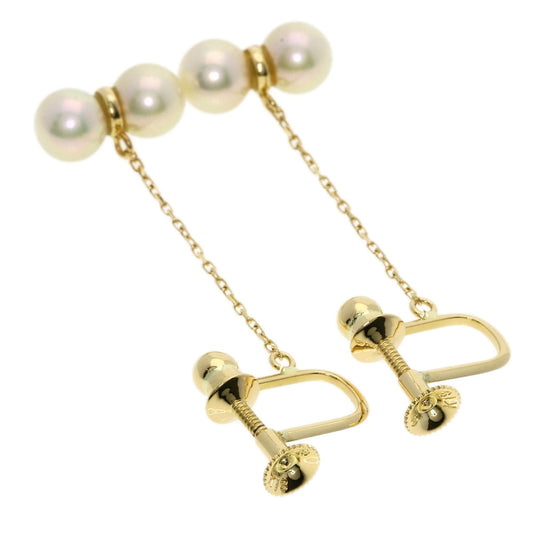 TASAKI Earring 18K Yellow Gold gold Pearl Women Used Authentic