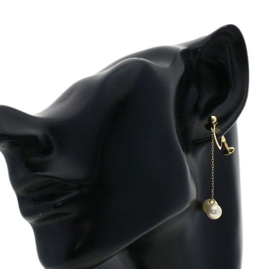 TASAKI Earring 18K Yellow Gold gold Pearl Women Used Authentic