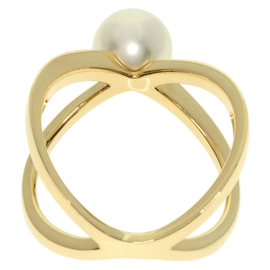 MIKIMOTO Ring 18K Yellow Gold gold Pearl Women Used Authentic