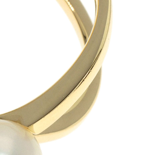 MIKIMOTO Ring 18K Yellow Gold gold Pearl Women Used Authentic