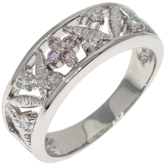 TASAKI Ring PT900 Silver pink diamond diamond Women Used Authentic