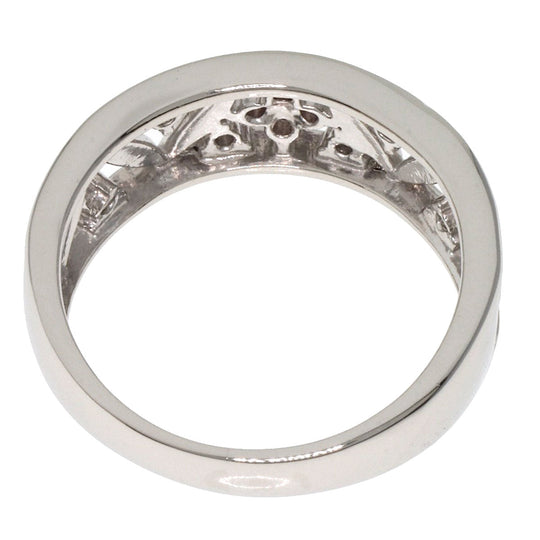 TASAKI Ring PT900 Silver pink diamond diamond Women Used Authentic
