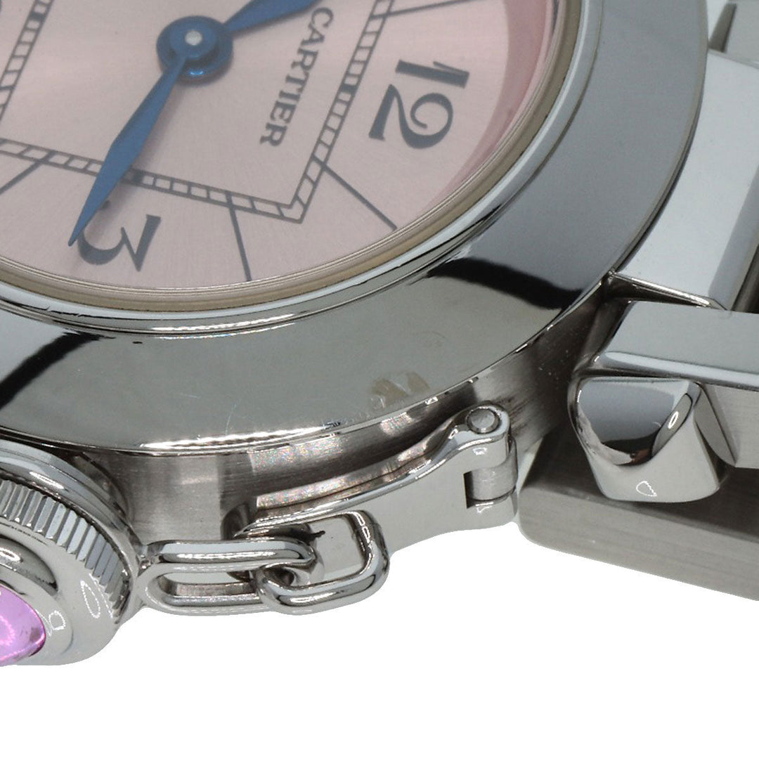 CARTIER Watches Quartz W3140008 Stainless Steel Silver Mispacha pink dial