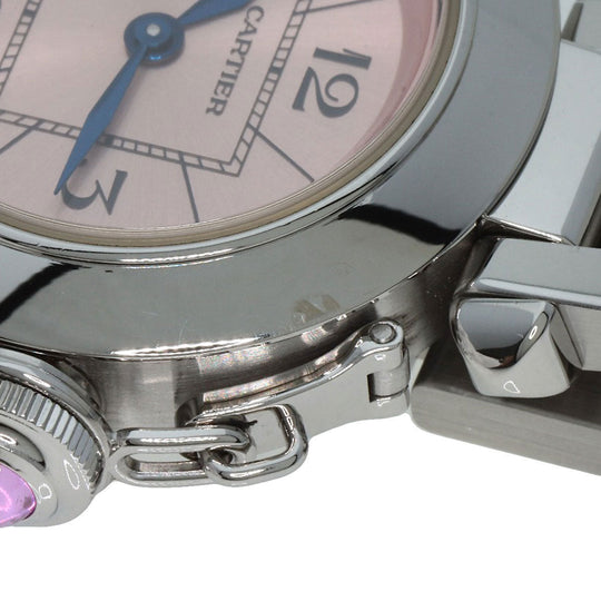CARTIER Watches Quartz W3140008 Stainless Steel Silver Mispacha pink dial