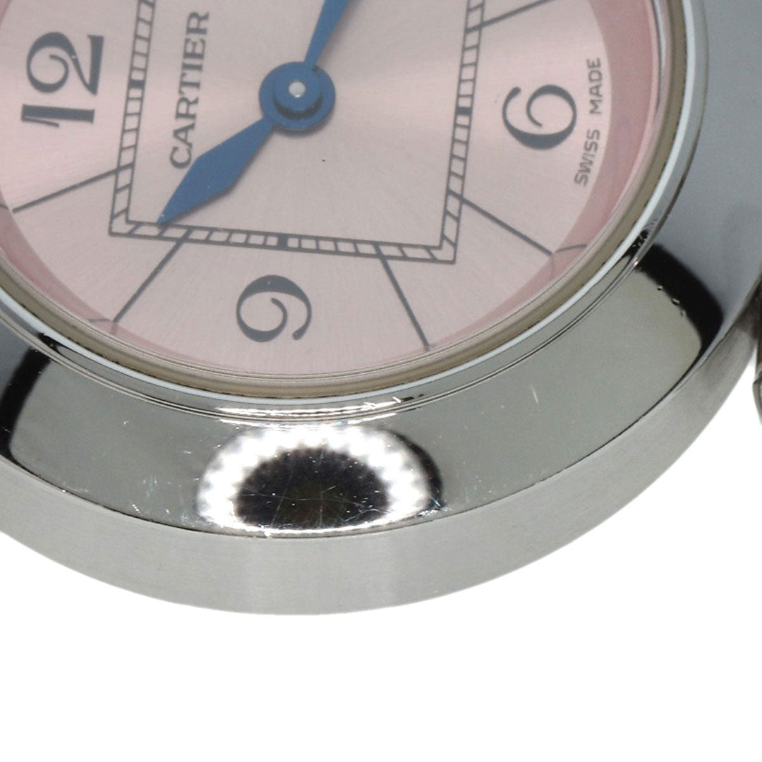 CARTIER Watches Quartz W3140008 Stainless Steel Silver Mispacha pink dial