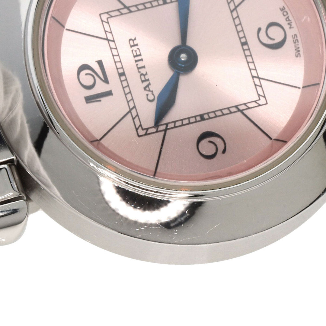 CARTIER Watches Quartz W3140008 Stainless Steel Silver Mispacha pink dial