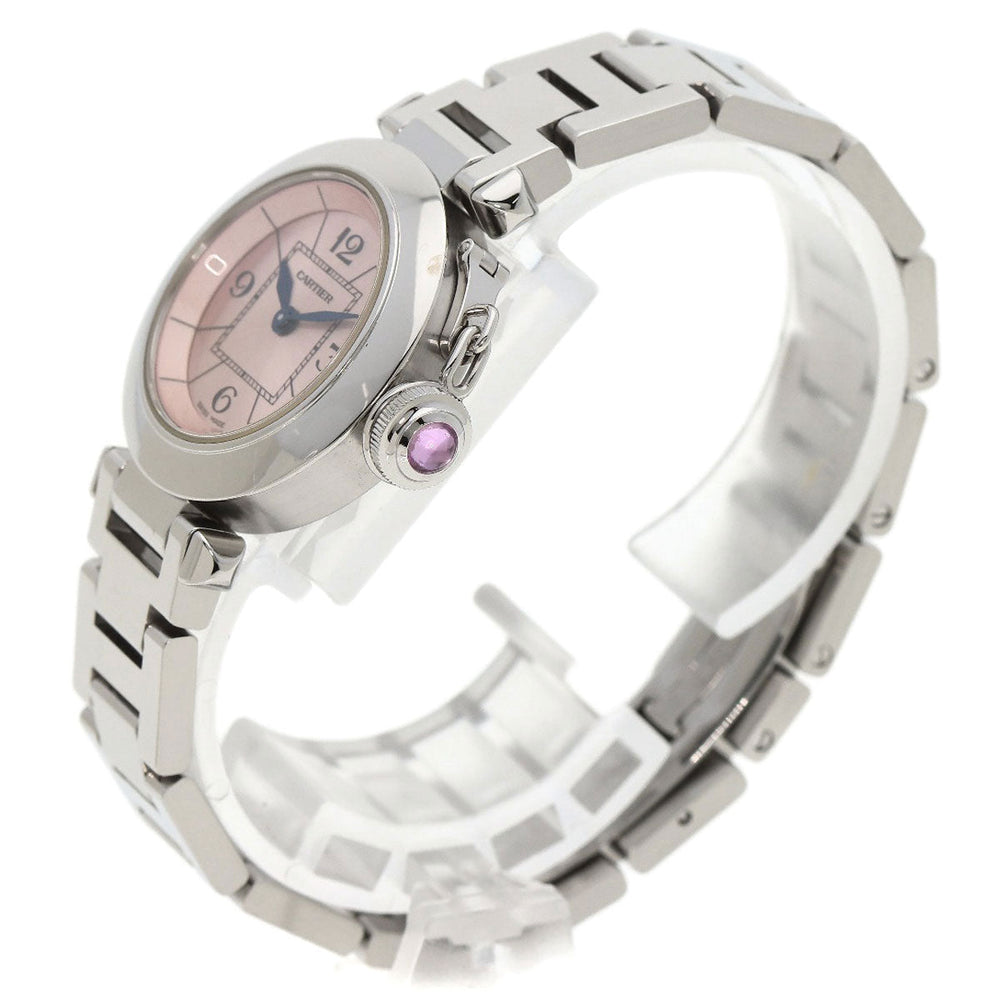 CARTIER Watches Quartz W3140008 Stainless Steel Silver Mispacha pink dial