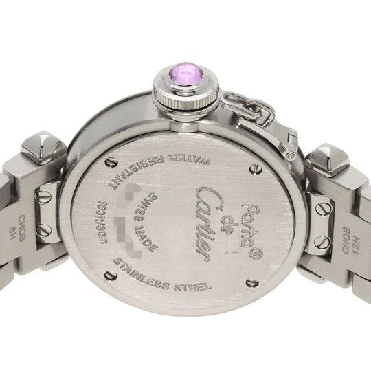 CARTIER Watches Quartz W3140008 Stainless Steel Silver Mispacha pink dial