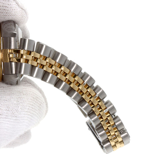 ROLEX Watches Mechanical Automatic 69173G Stainless Steel gold Datejust 10P Diamond Champagne Gold dial