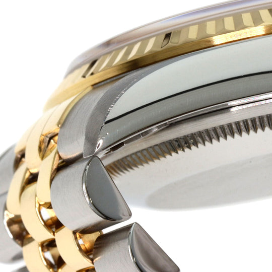 ROLEX Watches Mechanical Automatic 16233 Stainless Steel gold Datejust black dial