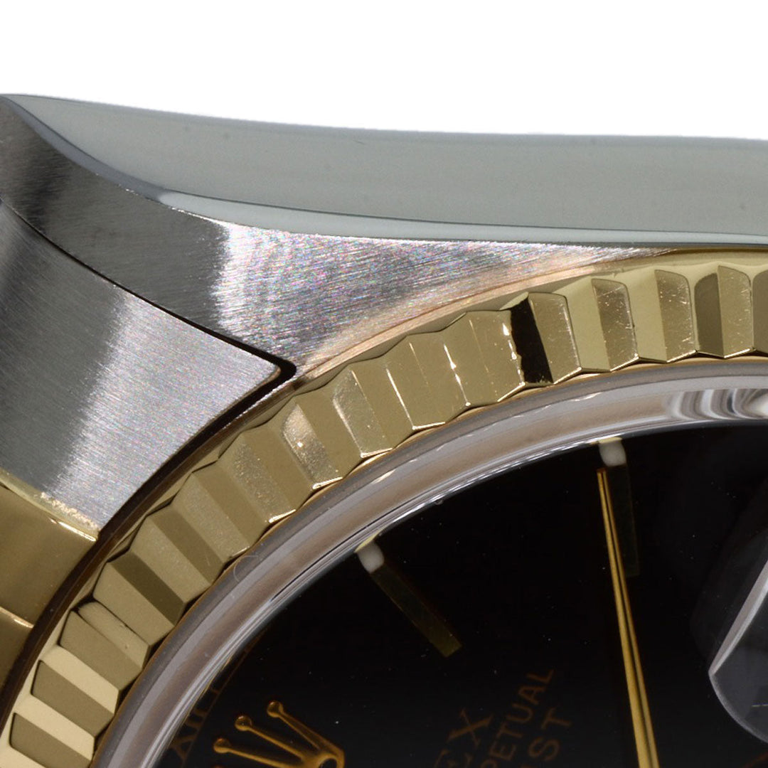 ROLEX Watches Mechanical Automatic 16233 Stainless Steel gold Datejust black dial