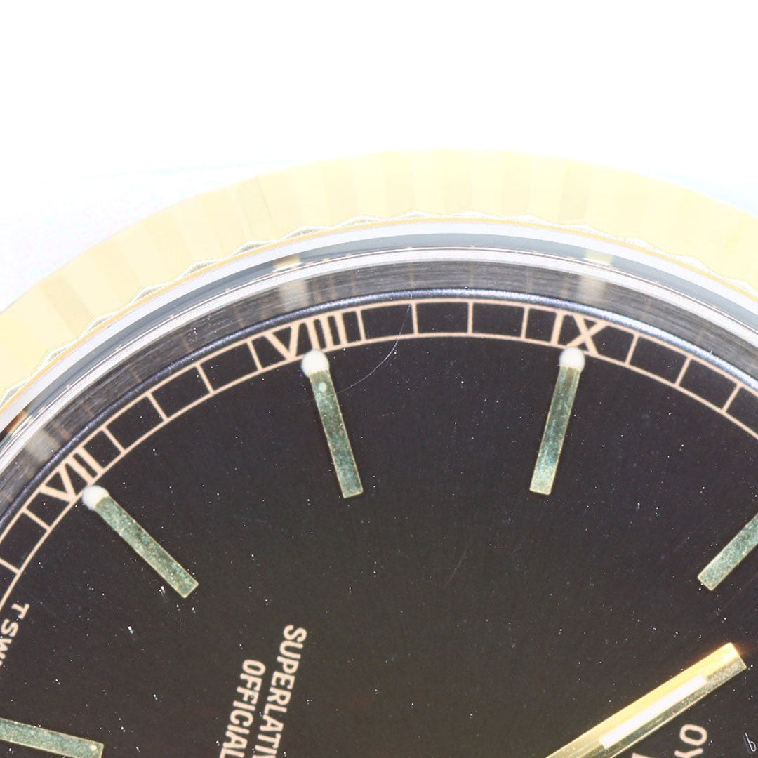 ROLEX Watches Mechanical Automatic 16233 Stainless Steel gold Datejust black dial