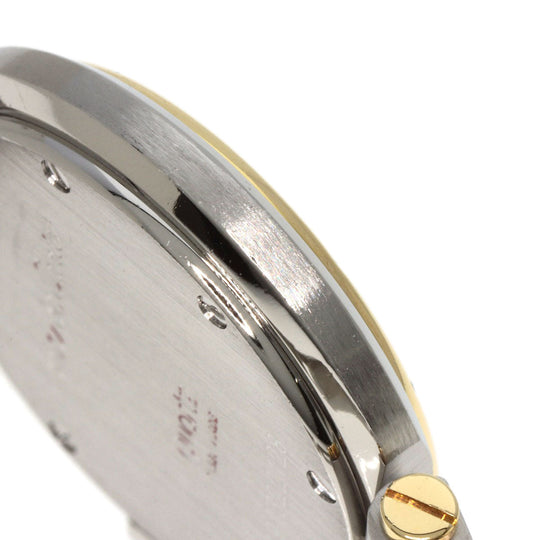 CARTIER Watches Quartz Stainless Steel , SSxK18YG , K18YG gold Santos Round SM white dial Women Used Authentic