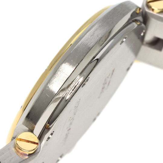 CARTIER Watches Quartz Stainless Steel , SSxK18YG , K18YG gold Santos Round SM white dial Women Used Authentic