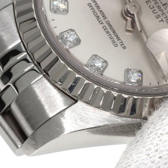 ROLEX Watches Mechanical Automatic 79174G Stainless Steel Silver Datejust 10P Diamond Silver dial