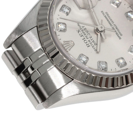 ROLEX Watches Mechanical Automatic 79174G Stainless Steel Silver Datejust 10P Diamond Silver dial