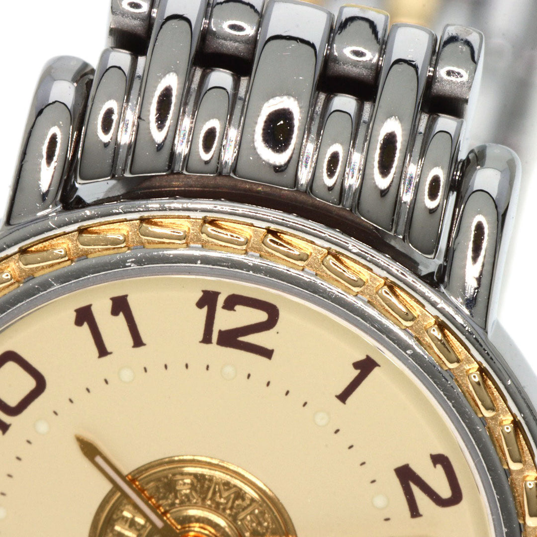 HERMES Watches Quartz SE4.220 Stainless Steel , SSxGP gold Serie Ivory dial Women Used Authentic