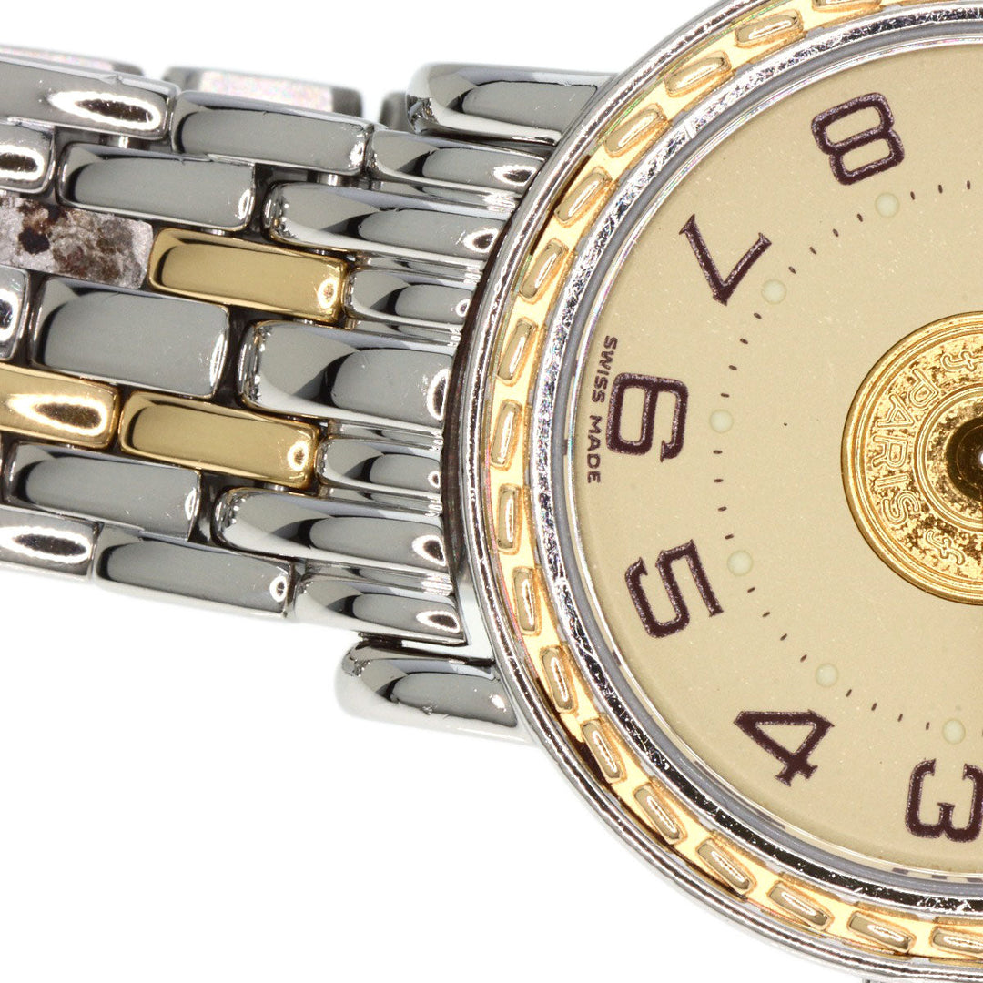 HERMES Watches Quartz SE4.220 Stainless Steel , SSxGP gold Serie Ivory dial Women Used Authentic