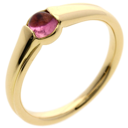 4�Ž Ring 18K Yellow Gold gold Tourmaline Women Used Authentic