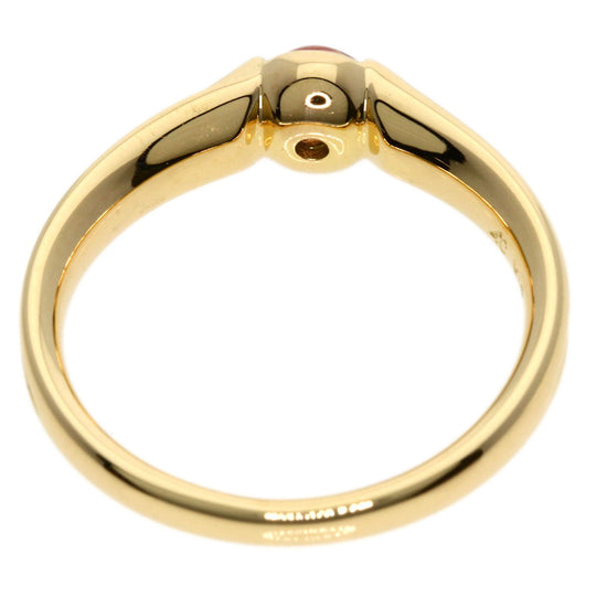 4�Ž Ring 18K Yellow Gold gold Tourmaline Women Used Authentic