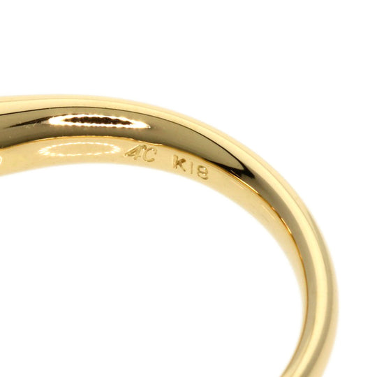 4�Ž Ring 18K Yellow Gold gold Tourmaline Women Used Authentic