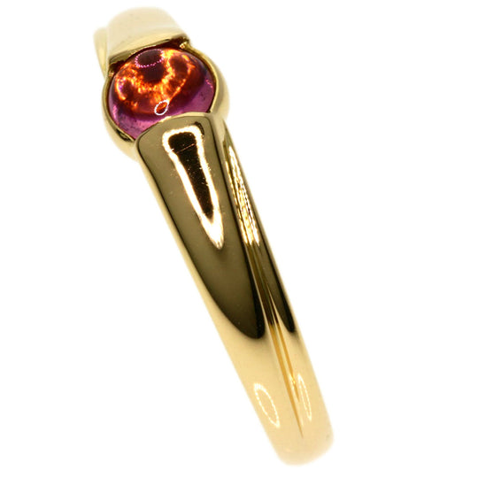 4�Ž Ring 18K Yellow Gold gold Tourmaline Women Used Authentic