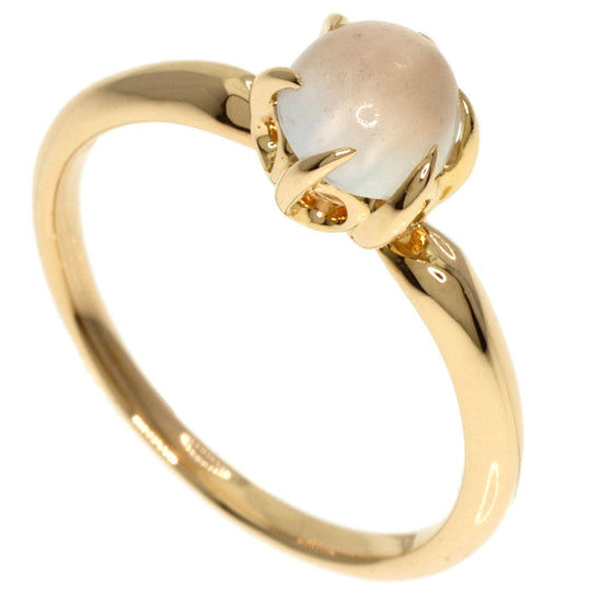 4℃ Ring 18K Yellow Gold gold Moonstone Women Used Authentic