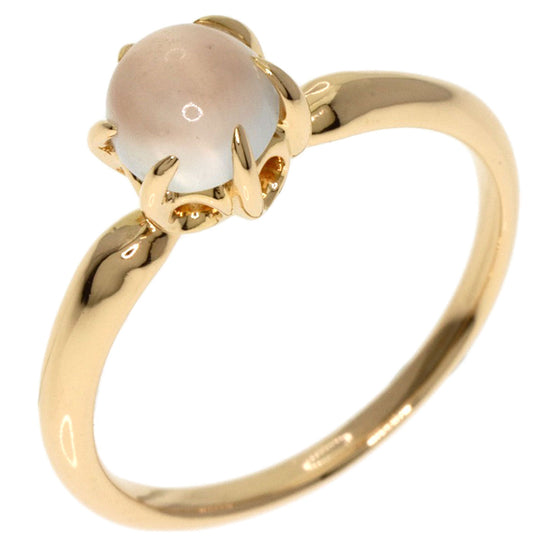 4℃ Ring 18K Yellow Gold gold Moonstone Women Used Authentic