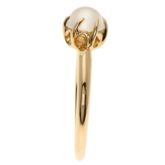 4℃ Ring 18K Yellow Gold gold Moonstone Women Used Authentic