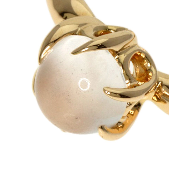 4℃ Ring 18K Yellow Gold gold Moonstone Women Used Authentic