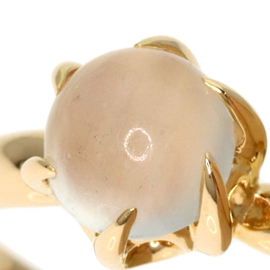 4℃ Ring 18K Yellow Gold gold Moonstone Women Used Authentic