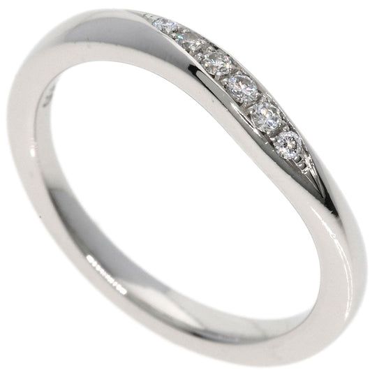 4℃ Ring PT950 Silver diamond Women Used Authentic