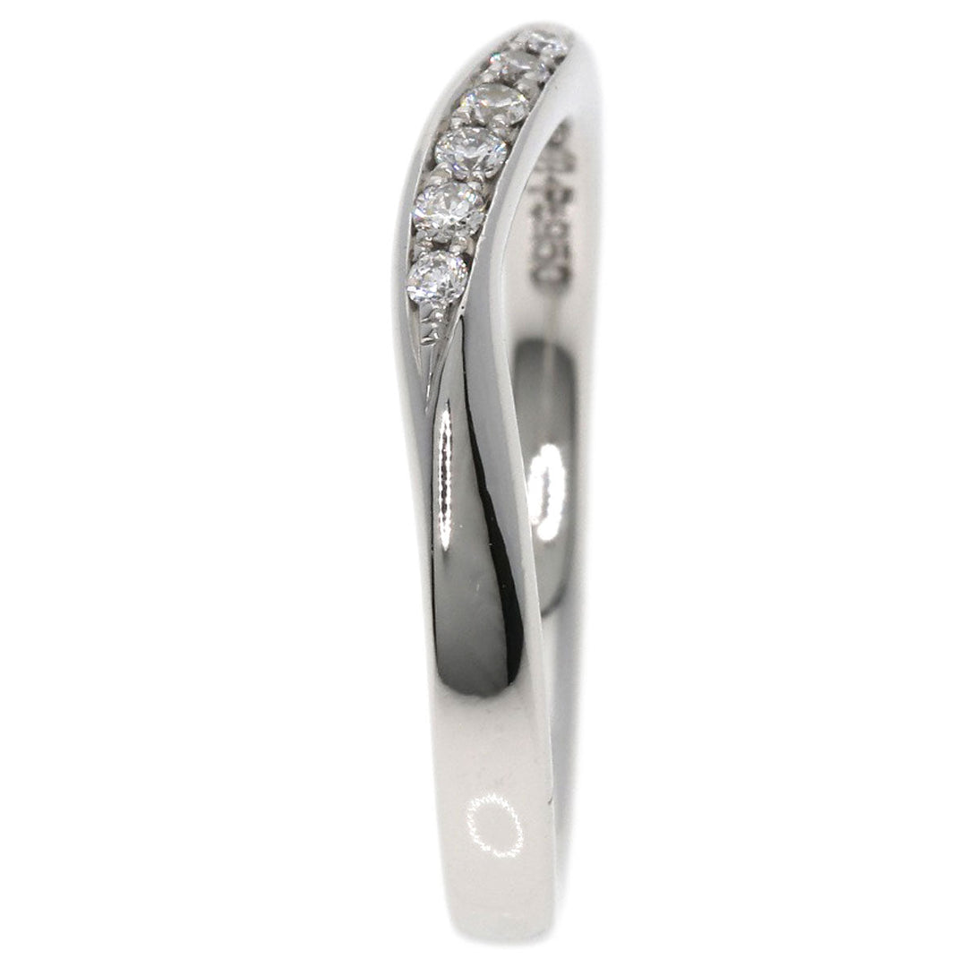 4℃ Ring PT950 Silver diamond Women Used Authentic