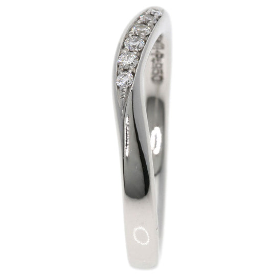 4℃ Ring PT950 Silver diamond Women Used Authentic