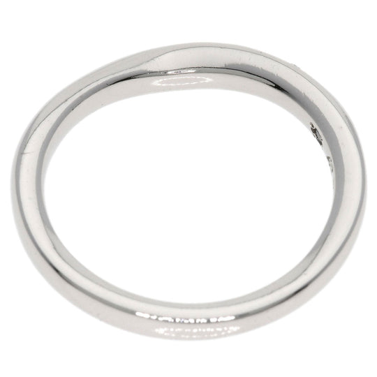 4℃ Ring PT950 Silver diamond Women Used Authentic