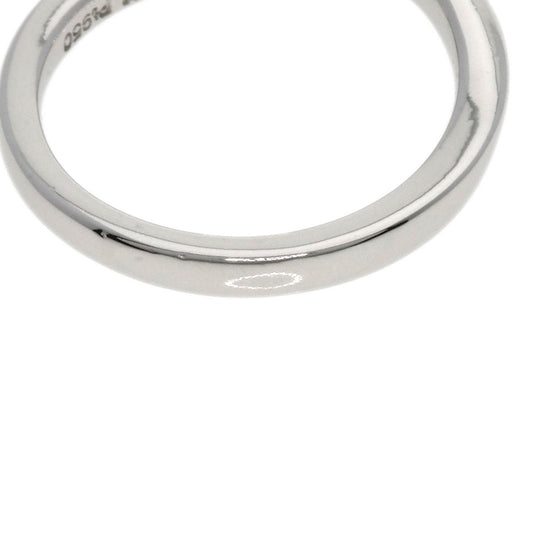 4℃ Ring PT950 Silver diamond Women Used Authentic