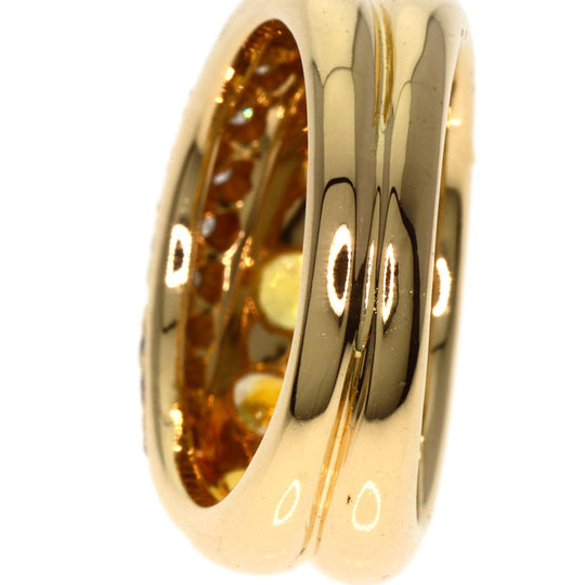 JUNE Ring 18K Yellow Gold gold Sapphire diamond