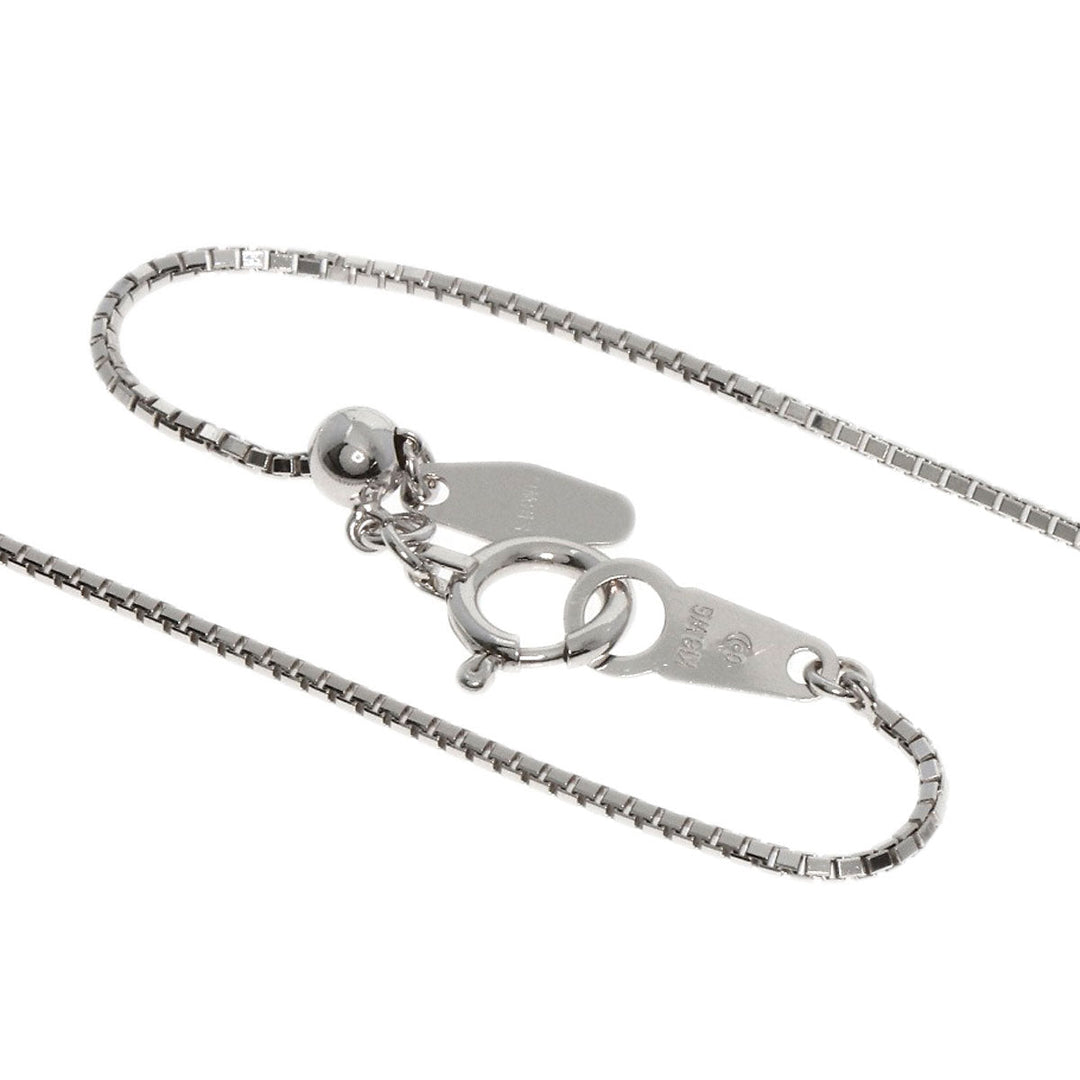 TASAKI Necklace K18WG Silver 3P Diamond