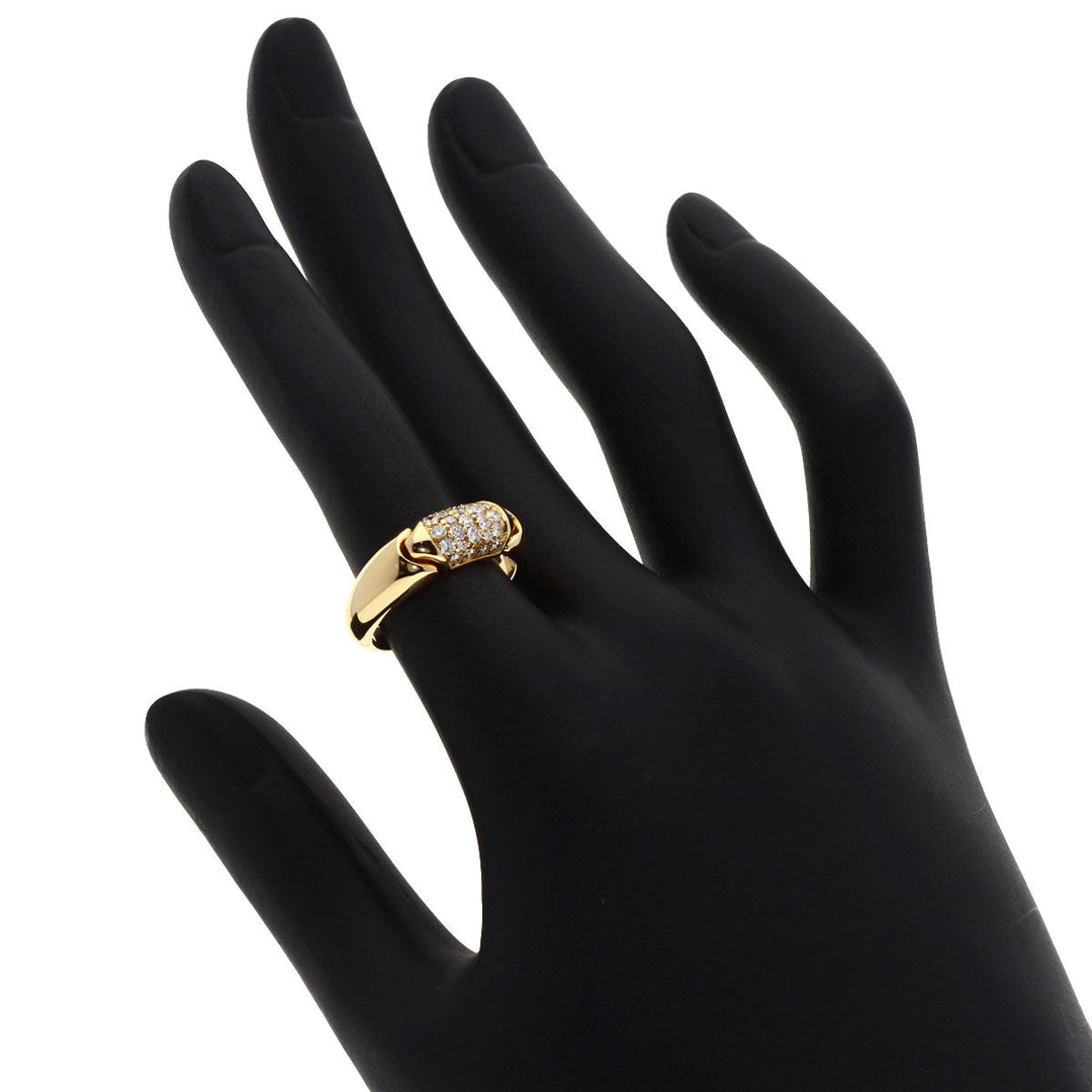 BVLGARI Ring 18K Yellow Gold gold Chertaura Diamond