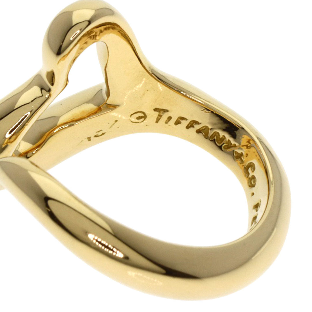 TIFFANY&Co. Ring 18K Yellow Gold gold Open heart Women Used Authentic