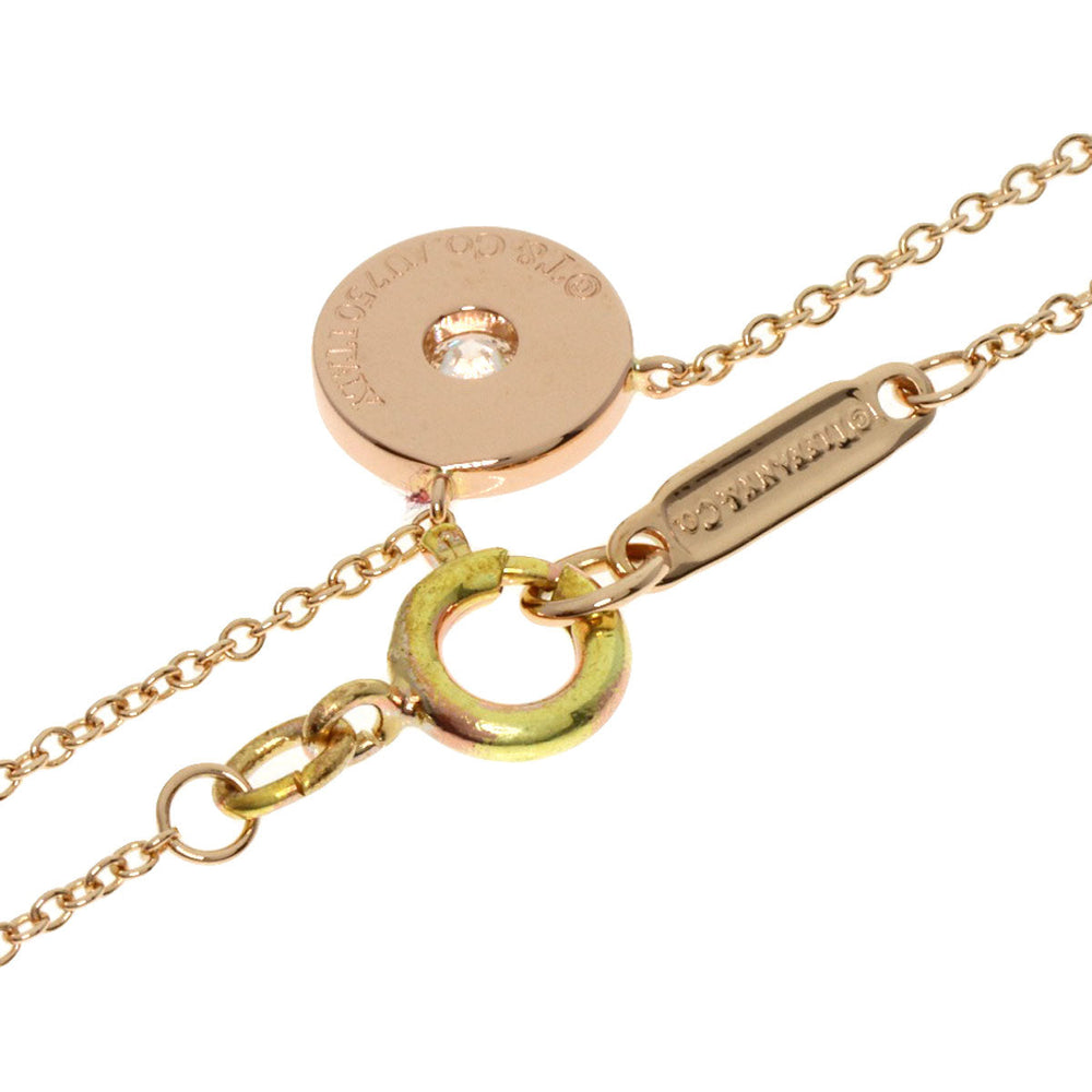 TIFFANY&Co. Necklace 18K Pink Gold gold 1837 Circle 1P Diamond